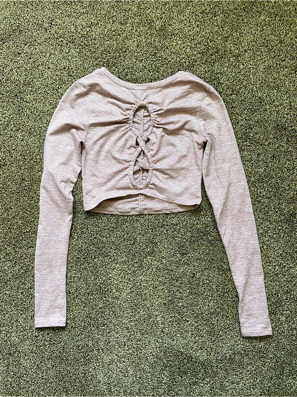 FREE PEOPLE Movement Swerve Long Sleeve Crop Activewear Shirt XS